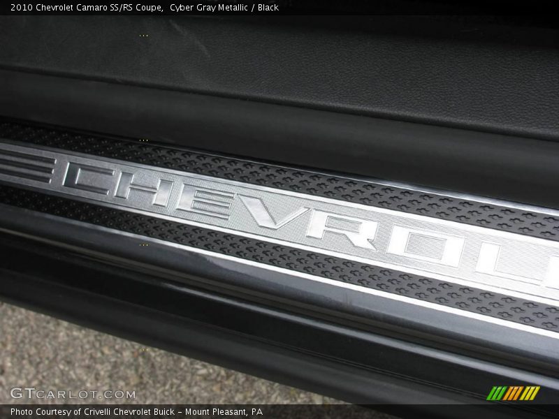 Cyber Gray Metallic / Black 2010 Chevrolet Camaro SS/RS Coupe