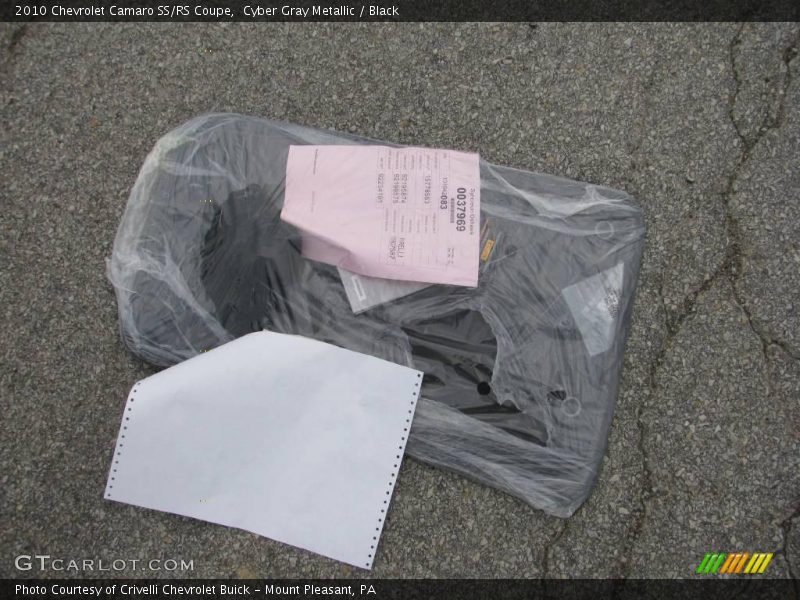 Cyber Gray Metallic / Black 2010 Chevrolet Camaro SS/RS Coupe