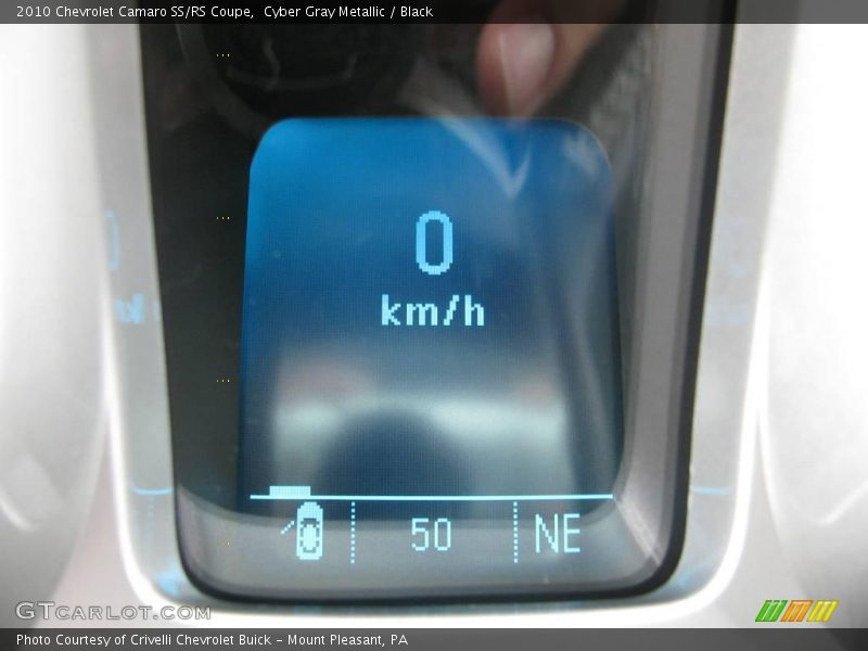 Cyber Gray Metallic / Black 2010 Chevrolet Camaro SS/RS Coupe