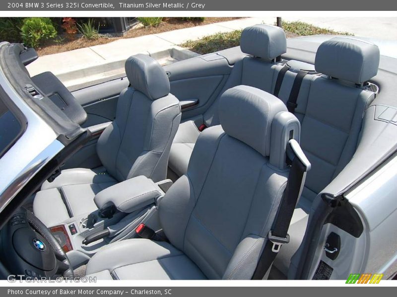 Titanium Silver Metallic / Grey 2004 BMW 3 Series 325i Convertible