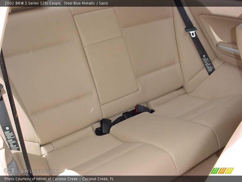 Steel Blue Metallic / Sand 2002 BMW 3 Series 325i Coupe