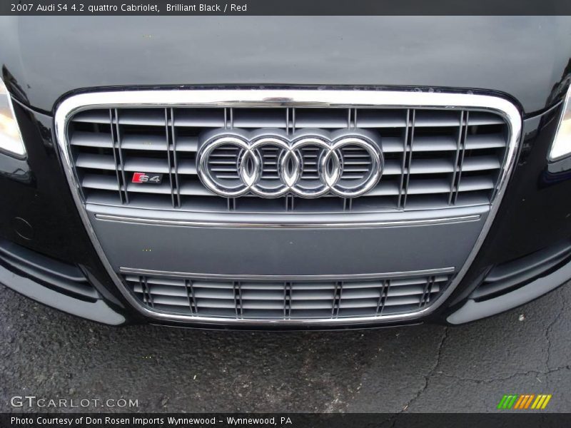 Brilliant Black / Red 2007 Audi S4 4.2 quattro Cabriolet