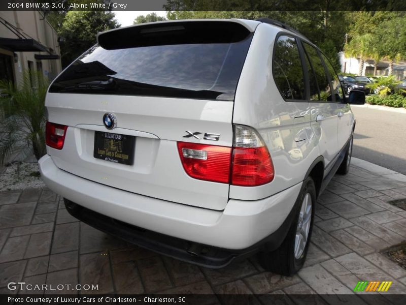 Alpine White / Grey 2004 BMW X5 3.0i