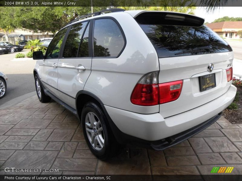 Alpine White / Grey 2004 BMW X5 3.0i