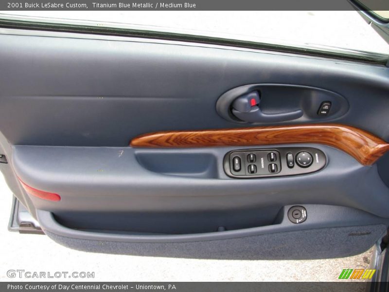 Titanium Blue Metallic / Medium Blue 2001 Buick LeSabre Custom