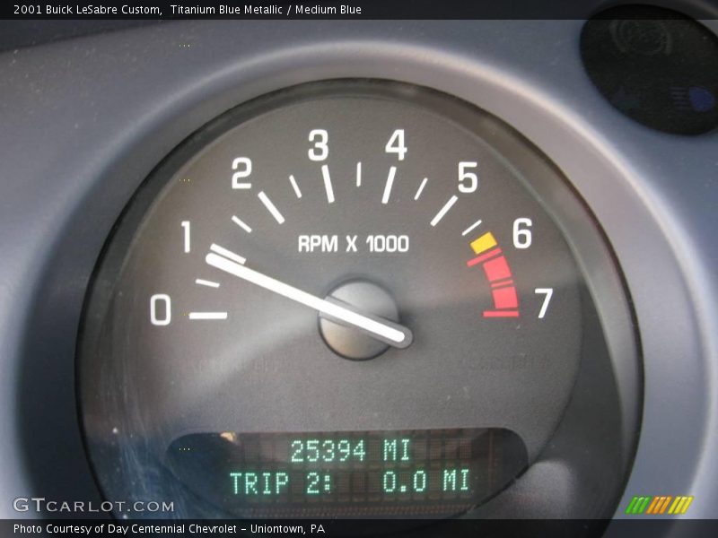 Titanium Blue Metallic / Medium Blue 2001 Buick LeSabre Custom