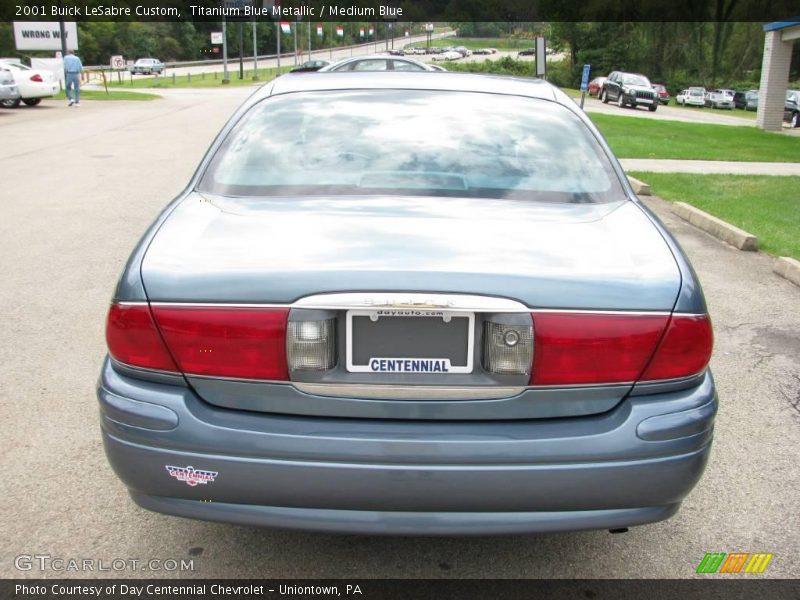 Titanium Blue Metallic / Medium Blue 2001 Buick LeSabre Custom