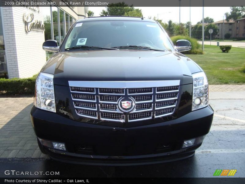 Black Raven / Ebony/Ebony 2009 Cadillac Escalade AWD