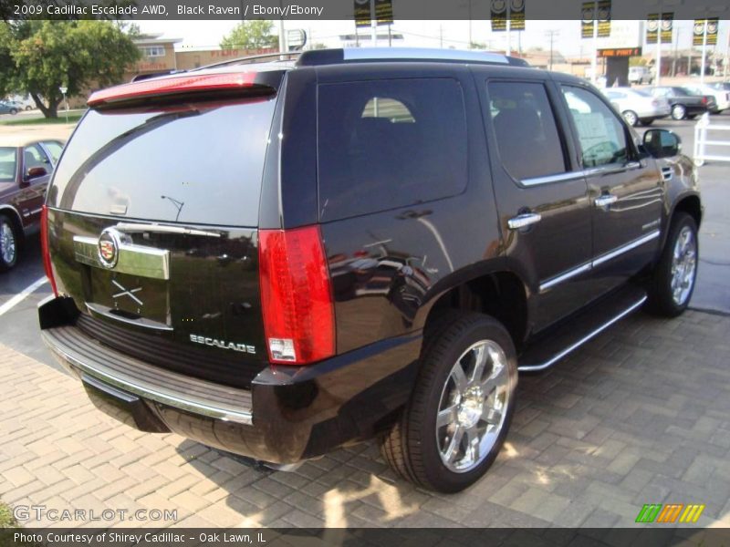 Black Raven / Ebony/Ebony 2009 Cadillac Escalade AWD