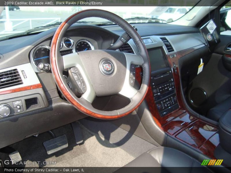 Black Raven / Ebony/Ebony 2009 Cadillac Escalade AWD