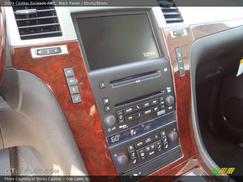 Black Raven / Ebony/Ebony 2009 Cadillac Escalade AWD