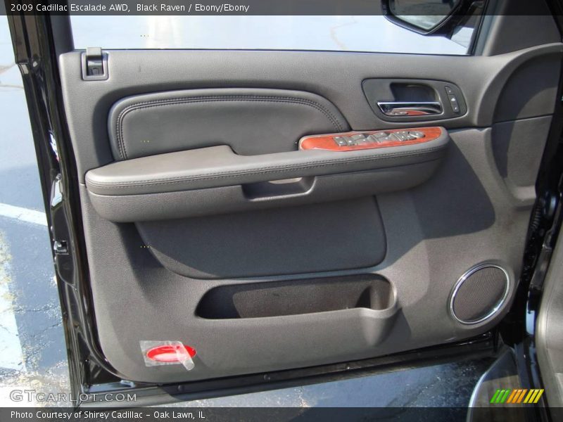 Black Raven / Ebony/Ebony 2009 Cadillac Escalade AWD