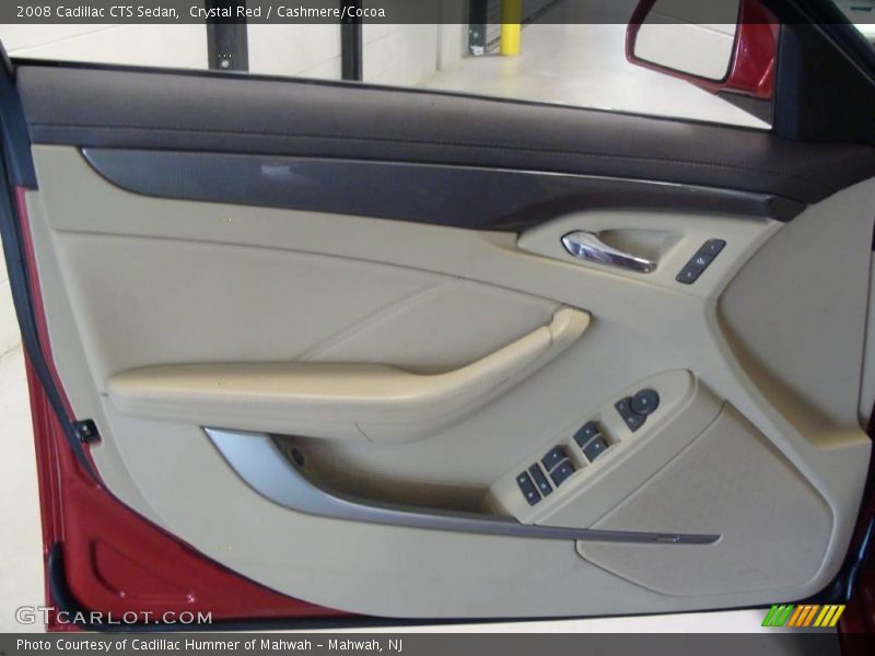 Crystal Red / Cashmere/Cocoa 2008 Cadillac CTS Sedan