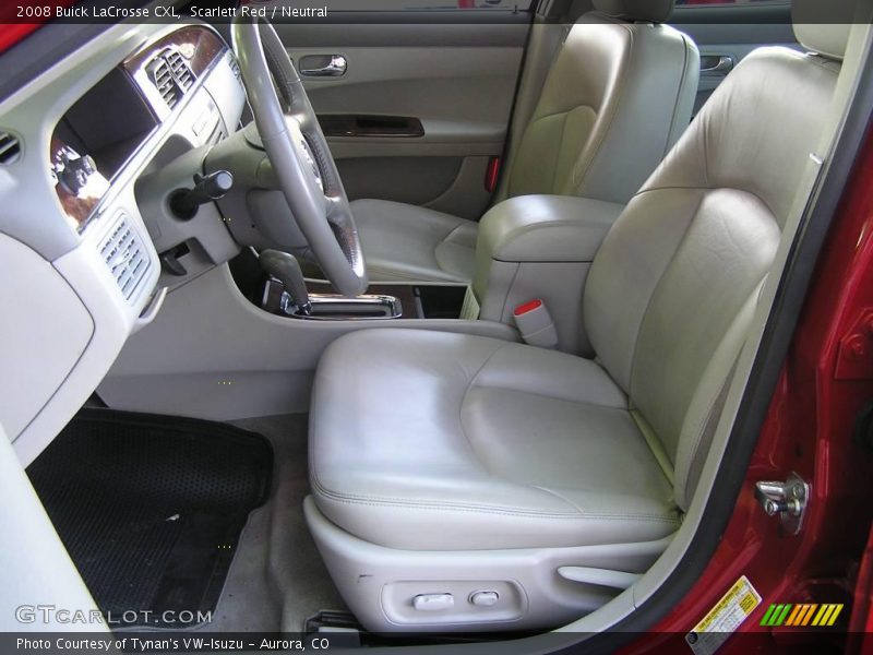 Scarlett Red / Neutral 2008 Buick LaCrosse CXL