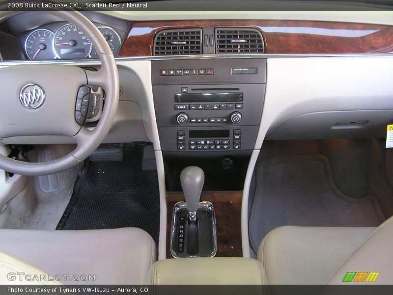 Scarlett Red / Neutral 2008 Buick LaCrosse CXL