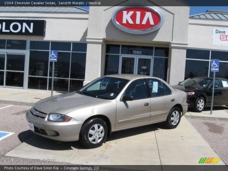 Sandrift Metallic / Neutral 2004 Chevrolet Cavalier Sedan