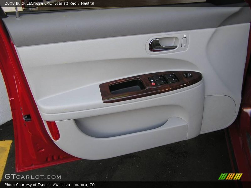 Scarlett Red / Neutral 2008 Buick LaCrosse CXL