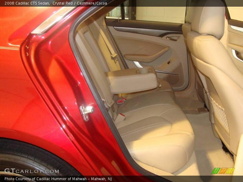 Crystal Red / Cashmere/Cocoa 2008 Cadillac CTS Sedan