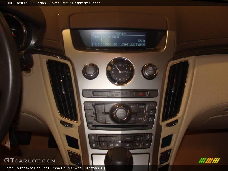 Crystal Red / Cashmere/Cocoa 2008 Cadillac CTS Sedan