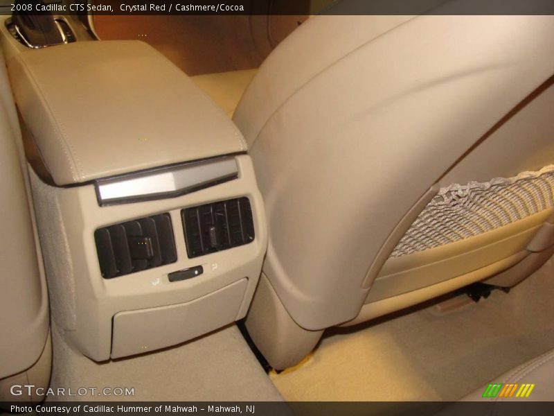 Crystal Red / Cashmere/Cocoa 2008 Cadillac CTS Sedan