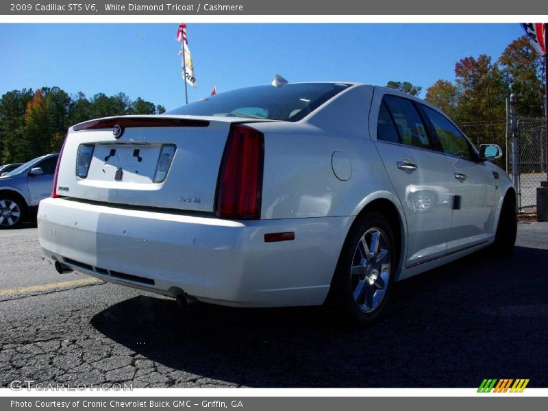 White Diamond Tricoat / Cashmere 2009 Cadillac STS V6