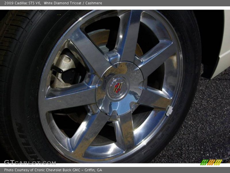 White Diamond Tricoat / Cashmere 2009 Cadillac STS V6