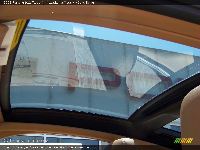 Macadamia Metallic / Sand Beige 2008 Porsche 911 Targa 4