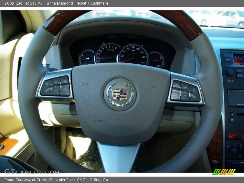 White Diamond Tricoat / Cashmere 2009 Cadillac STS V6