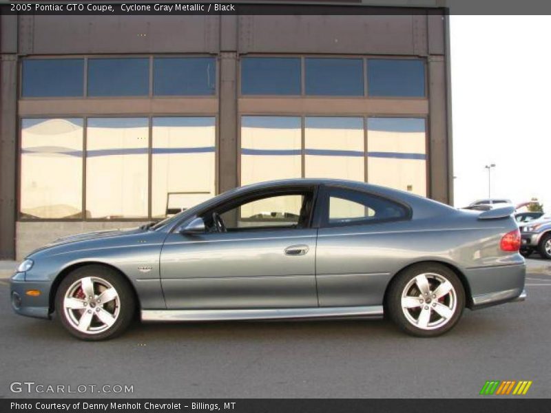 Cyclone Gray Metallic / Black 2005 Pontiac GTO Coupe