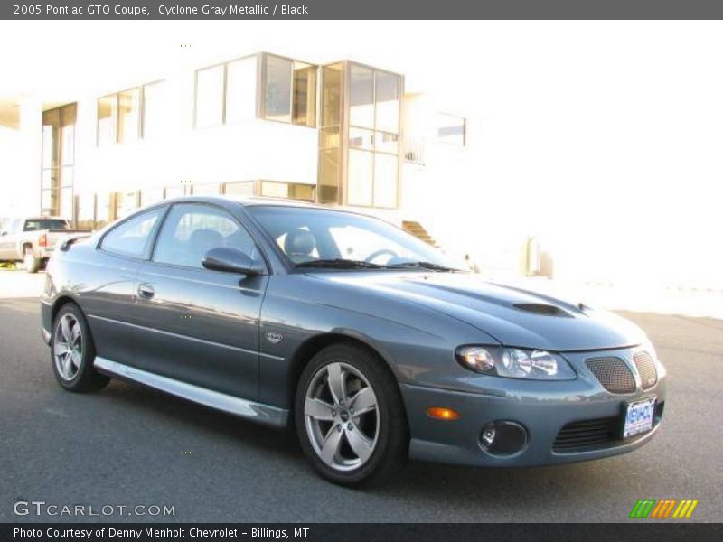 Cyclone Gray Metallic / Black 2005 Pontiac GTO Coupe