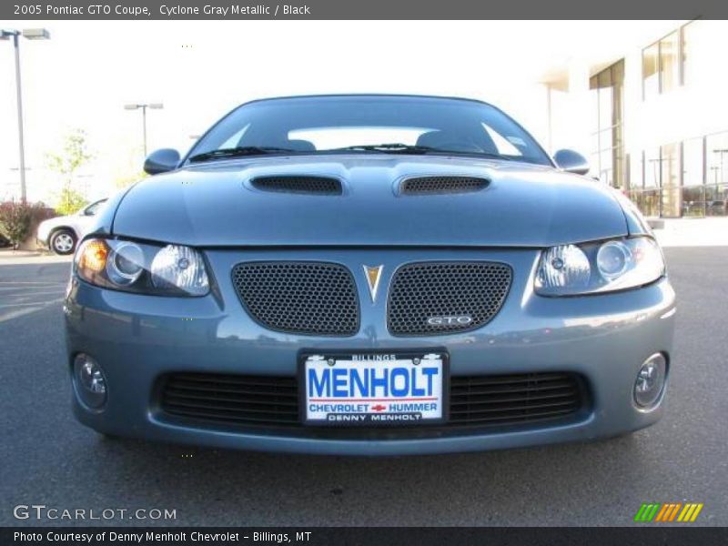 Cyclone Gray Metallic / Black 2005 Pontiac GTO Coupe