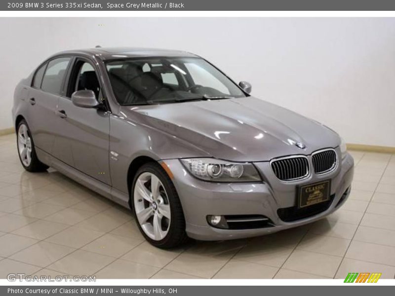 Space Grey Metallic / Black 2009 BMW 3 Series 335xi Sedan