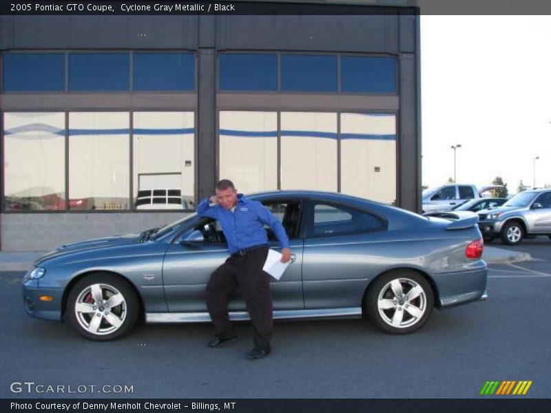 Cyclone Gray Metallic / Black 2005 Pontiac GTO Coupe