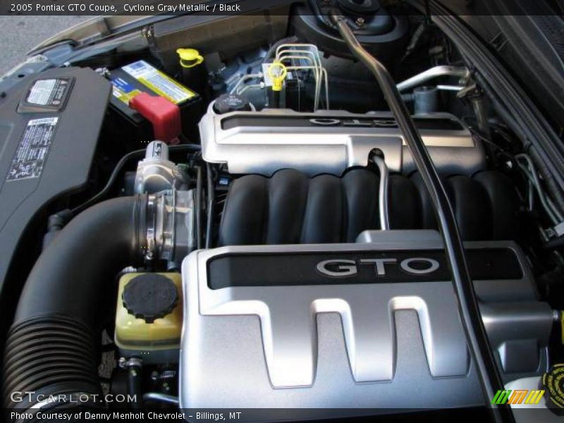 Cyclone Gray Metallic / Black 2005 Pontiac GTO Coupe