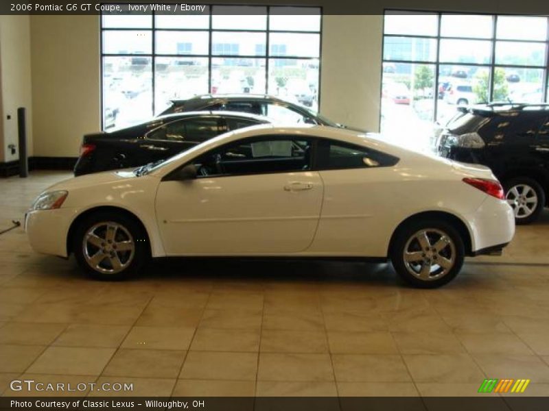 Ivory White / Ebony 2006 Pontiac G6 GT Coupe