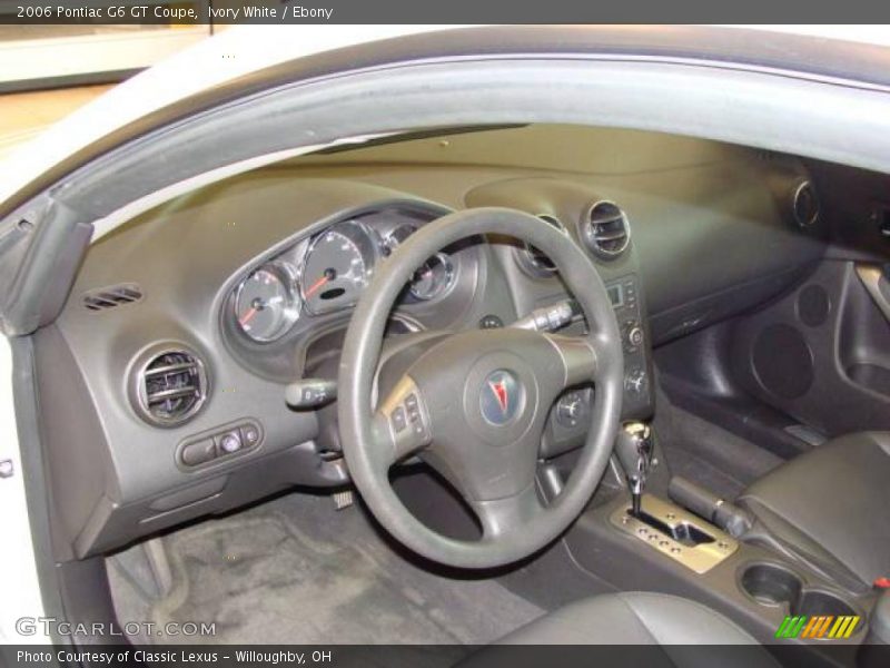 Ivory White / Ebony 2006 Pontiac G6 GT Coupe