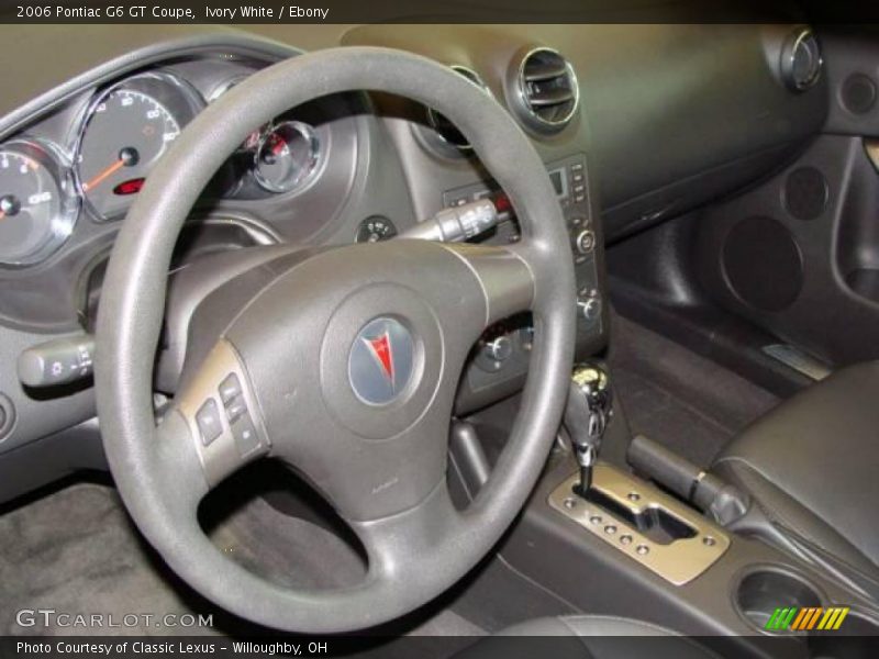 Ivory White / Ebony 2006 Pontiac G6 GT Coupe