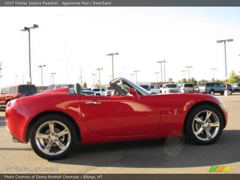 Aggressive Red / Steel/Sand 2007 Pontiac Solstice Roadster