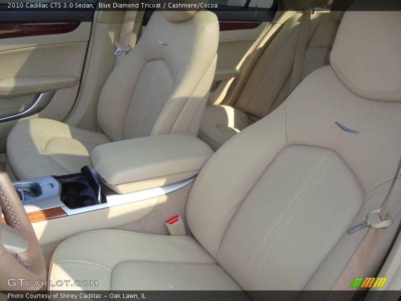 Blue Diamond Tricoat / Cashmere/Cocoa 2010 Cadillac CTS 3.0 Sedan