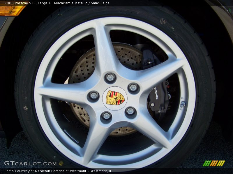 Macadamia Metallic / Sand Beige 2008 Porsche 911 Targa 4
