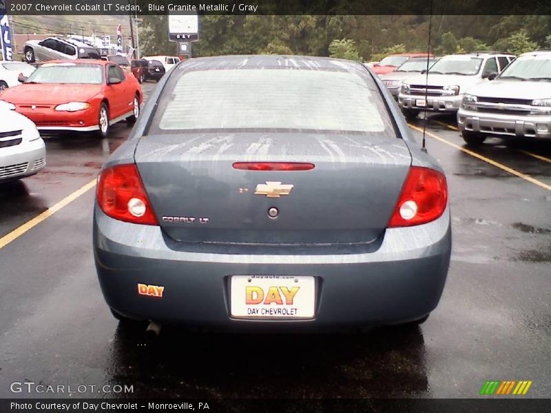 Blue Granite Metallic / Gray 2007 Chevrolet Cobalt LT Sedan