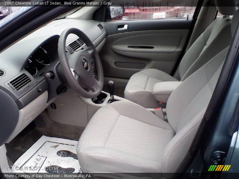 Blue Granite Metallic / Gray 2007 Chevrolet Cobalt LT Sedan