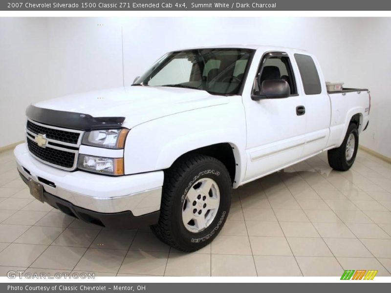 Summit White / Dark Charcoal 2007 Chevrolet Silverado 1500 Classic Z71 Extended Cab 4x4