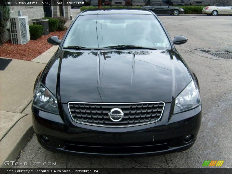 Super Black / Frost 2006 Nissan Altima 3.5 SE