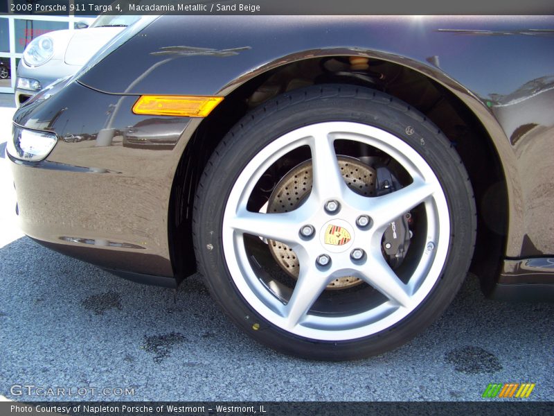 Macadamia Metallic / Sand Beige 2008 Porsche 911 Targa 4