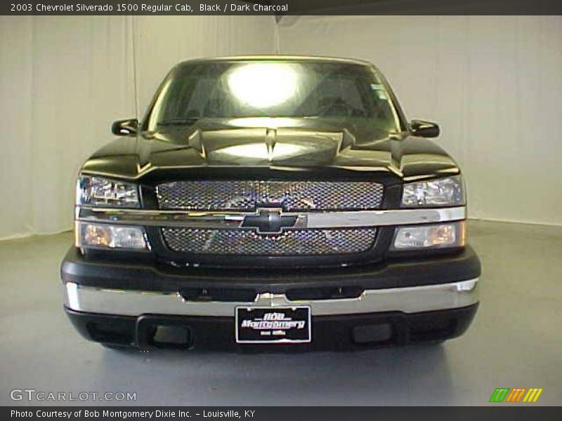 Black / Dark Charcoal 2003 Chevrolet Silverado 1500 Regular Cab