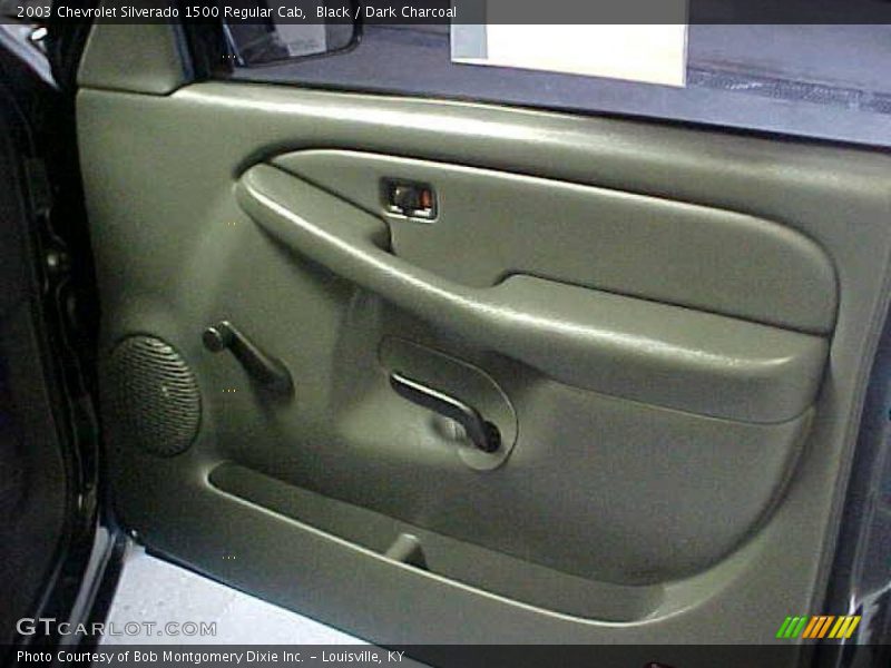 Black / Dark Charcoal 2003 Chevrolet Silverado 1500 Regular Cab