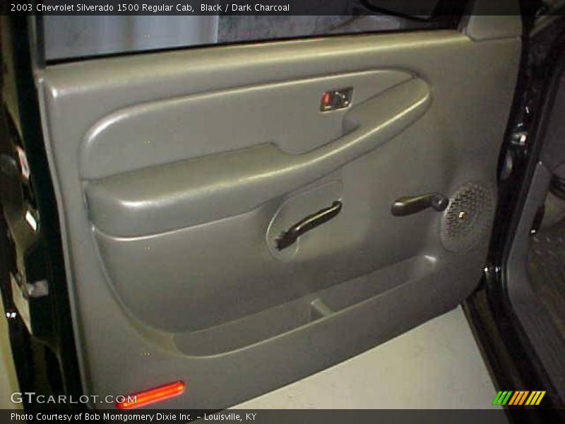 Black / Dark Charcoal 2003 Chevrolet Silverado 1500 Regular Cab