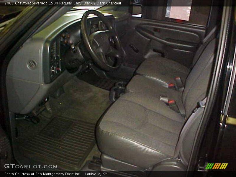 Black / Dark Charcoal 2003 Chevrolet Silverado 1500 Regular Cab