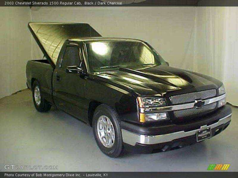 Black / Dark Charcoal 2003 Chevrolet Silverado 1500 Regular Cab